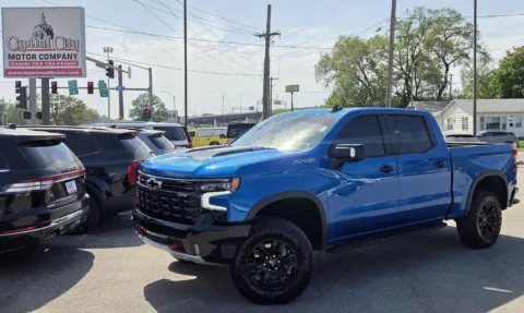 Blue 2022 Chevrolet Silverado 1500 ZR2 for sale in Des Moines, IA