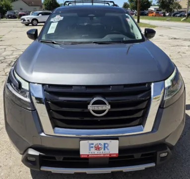 Another view of 2023 Nissan Pathfinder Platinum for sale in Des Moines, IA at Capital City Motor Company