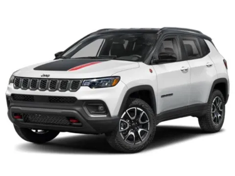 White 2025 Jeep Compass Trailhawk for sale in Des Moines, IA