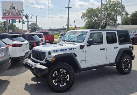 White 2024 Jeep Wrangler 4xe Rubicon for sale in Des Moines, IA