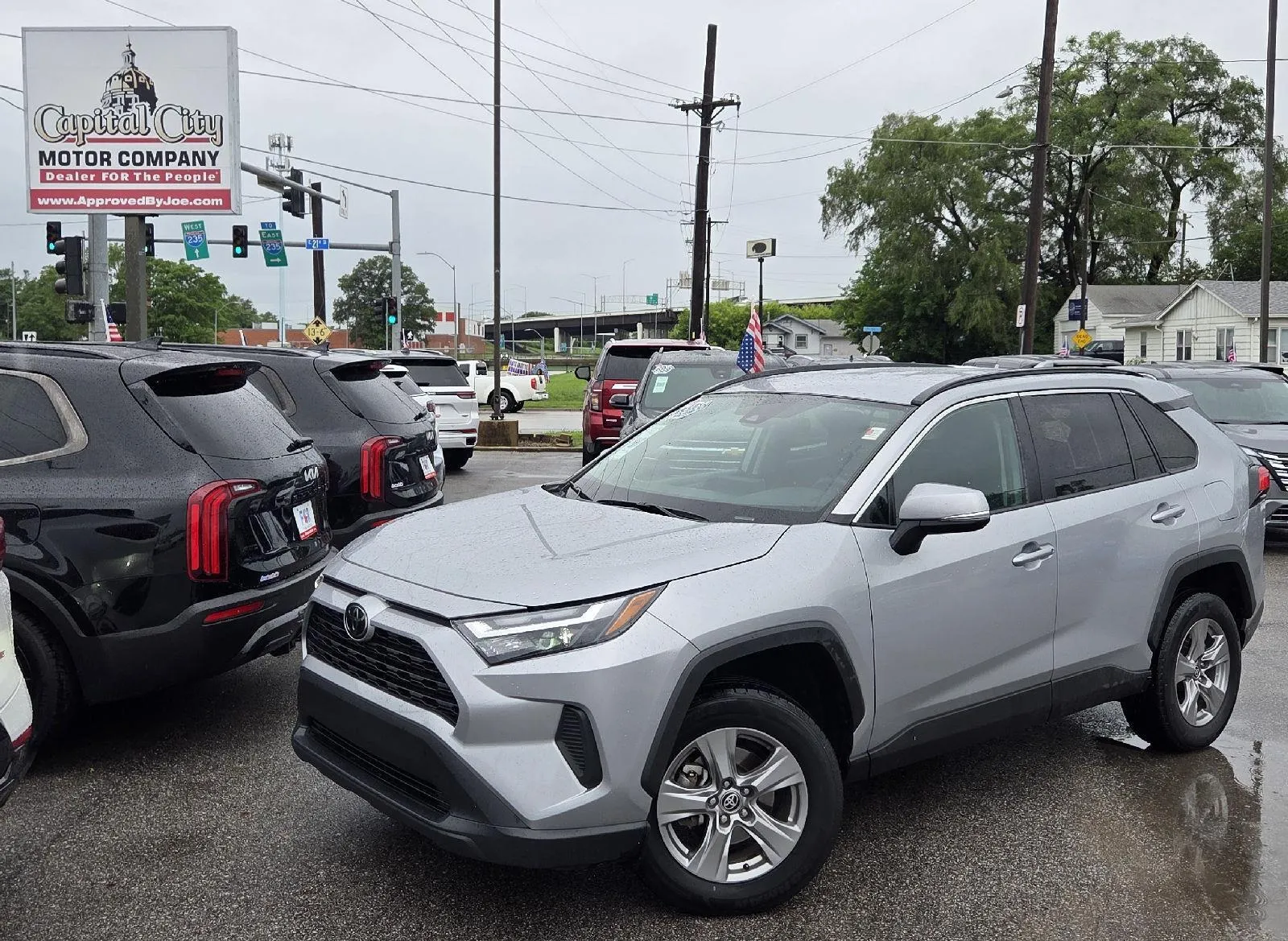 Silver 2024 Toyota RAV4 XLE for sale in Des Moines, IA