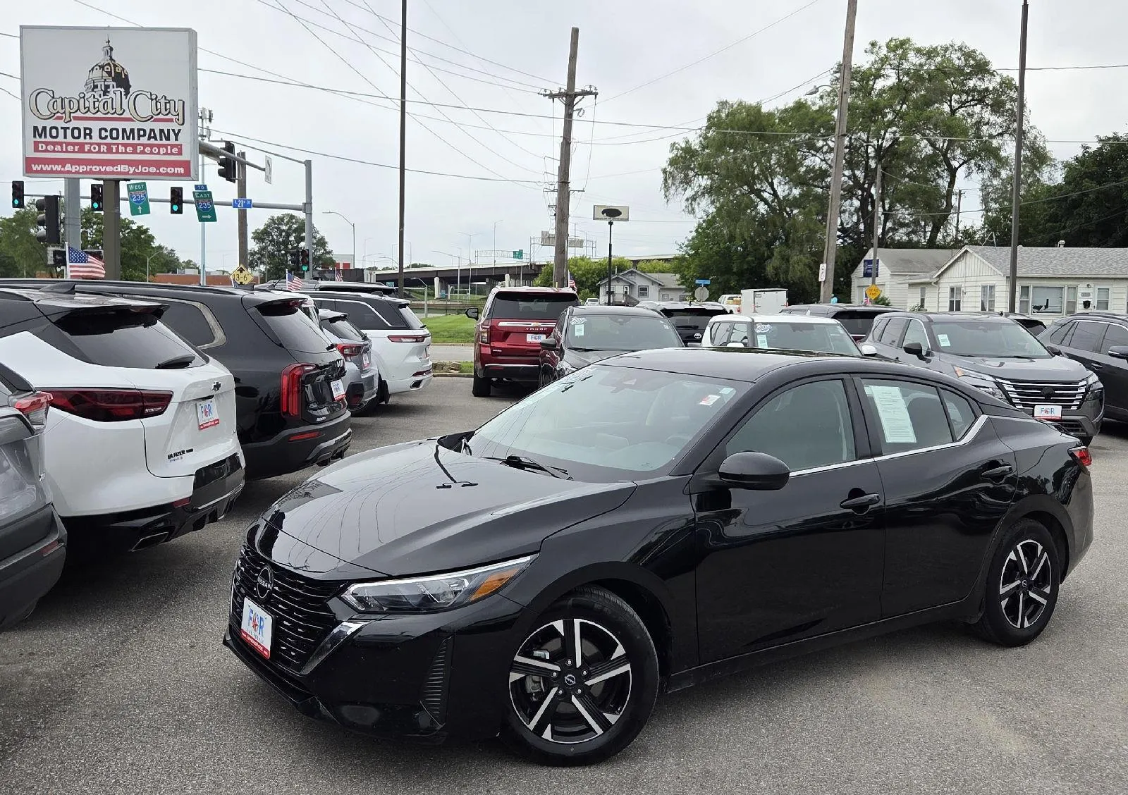 Black 2024 Nissan Sentra SV for sale in Des Moines, IA