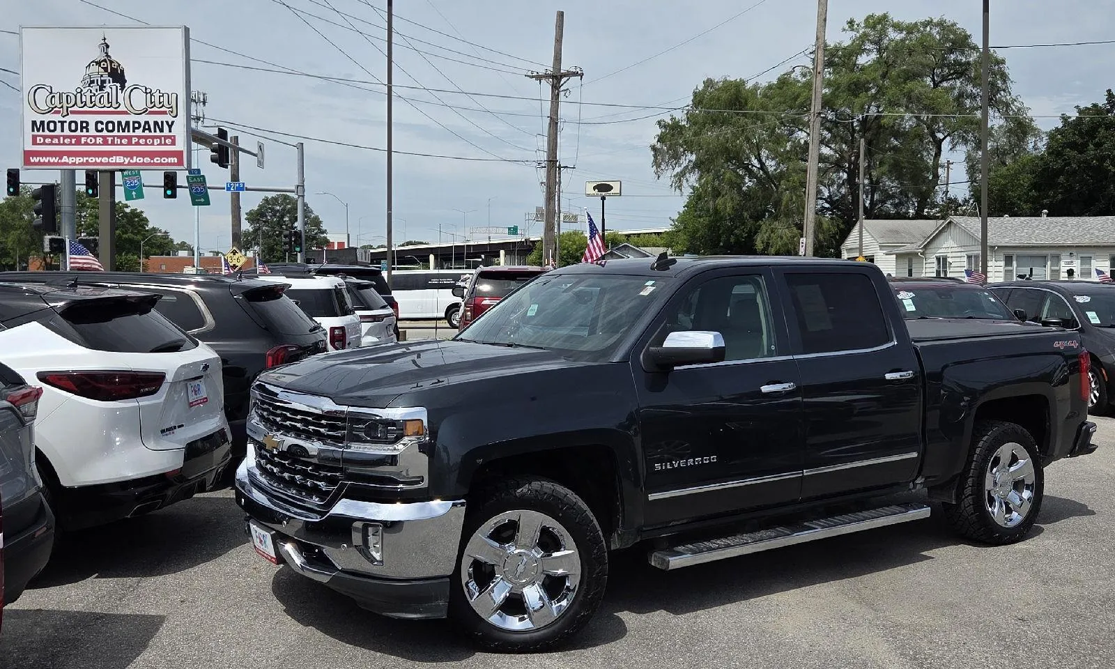 Gray 2017 Chevrolet Silverado 1500 LTZ for sale in Des Moines, IA