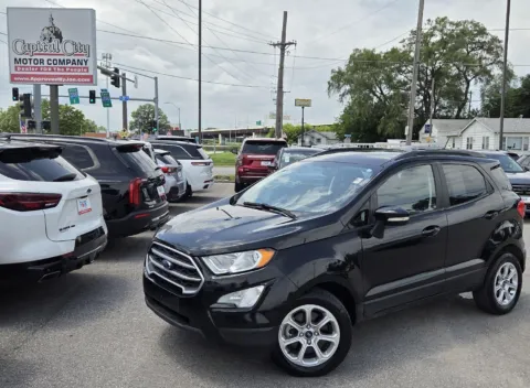 Black 2021 Ford EcoSport SE for sale in Des Moines, IA