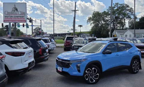 Blue 2024 Chevrolet Trax 2RS for sale in Des Moines, IA