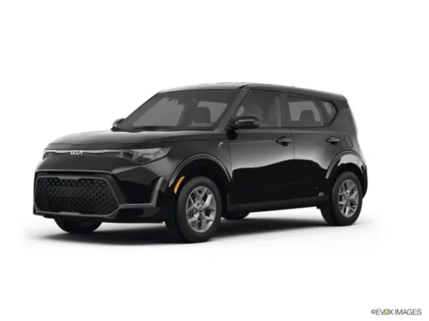 Black 2023 Kia Soul LX for sale in Des Moines, IA