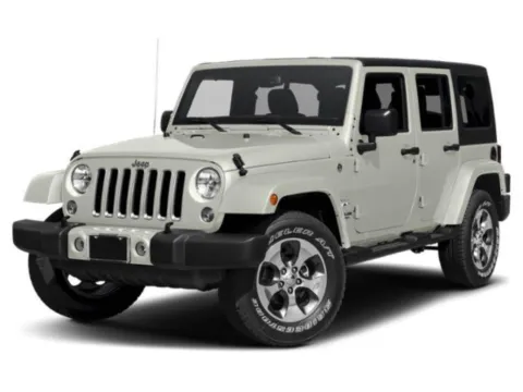 White 2015 Jeep Wrangler Unlimited Sahara for sale in Des Moines, IA