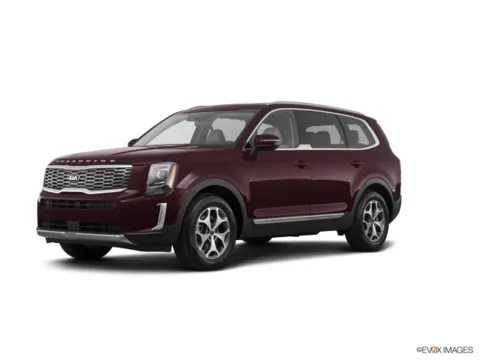 Red 2020 KIA TELLURIDE EX for sale in Des Moines, IA