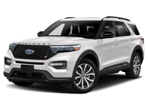 White 2022 Ford Explorer ST for sale in Des Moines, IA