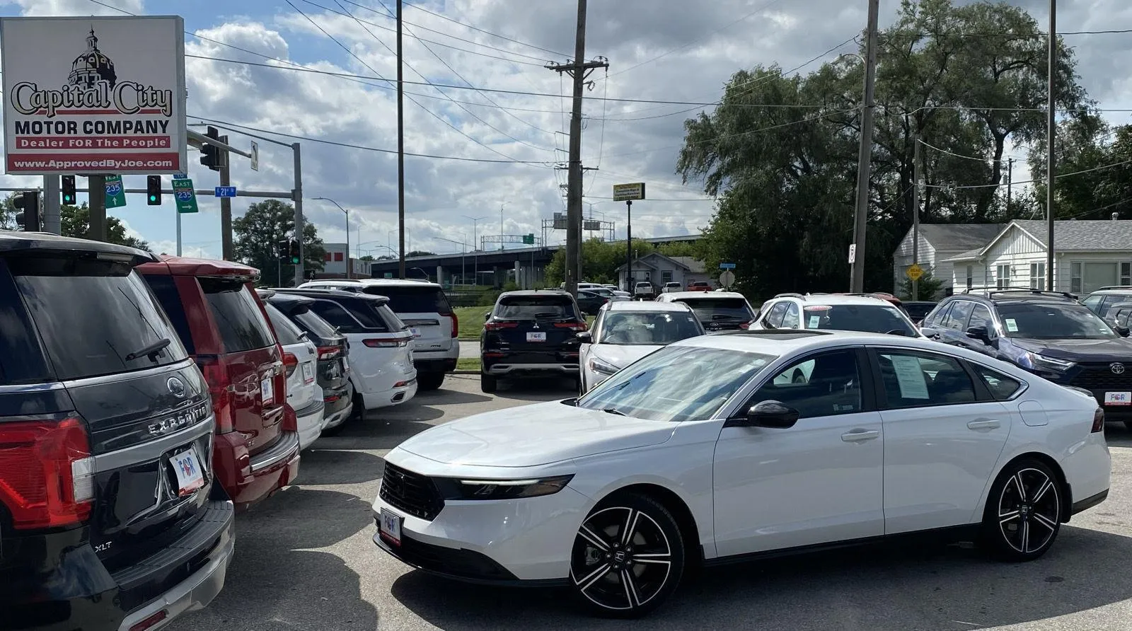 White 2023 Honda Accord Hybrid Sport for sale in Des Moines, IA