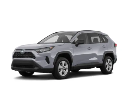 Silver 2021 Toyota RAV4 Hybrid XLE for sale in Des Moines, IA