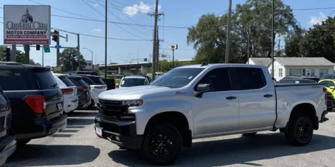 Silver 2021 Chevrolet Silverado 1500 LT Trail Boss for sale in Des Moines, IA
