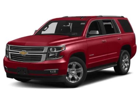 Red 2015 Chevrolet Tahoe LTZ for sale in Des Moines, IA