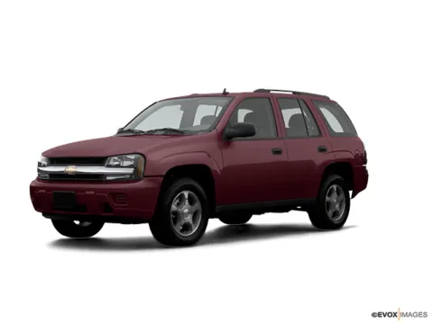 Red 2007 Chevrolet TrailBlazer LT for sale in Des Moines, IA