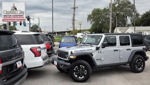 Silver 2024 Jeep Wrangler 4xe Rubicon for sale in Des Moines, IA