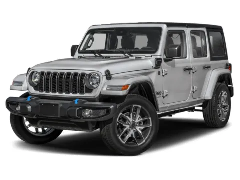 Silver 2024 Jeep Wrangler 4xe Rubicon for sale in Des Moines, IA