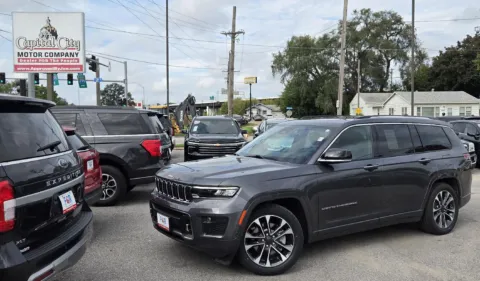 Gray 2023 Jeep Grand Cherokee L Overland for sale in Des Moines, IA
