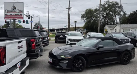 Black 2018 Ford Mustang EcoBoost for sale in Des Moines, IA