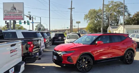 Red 2022 Chevrolet Blazer RS for sale in Des Moines, IA