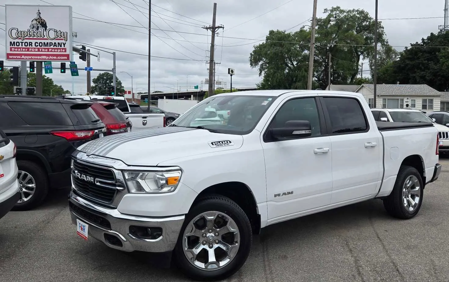 White 2021 Ram 1500 Big Horn for sale in Des Moines, IA