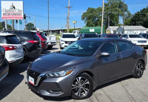 Gray 2021 Nissan Sentra SV for sale in Des Moines, IA