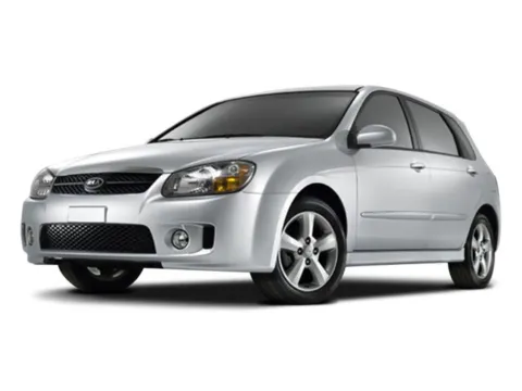 Red 2009 Kia Spectra 5 for sale in Des Moines, IA