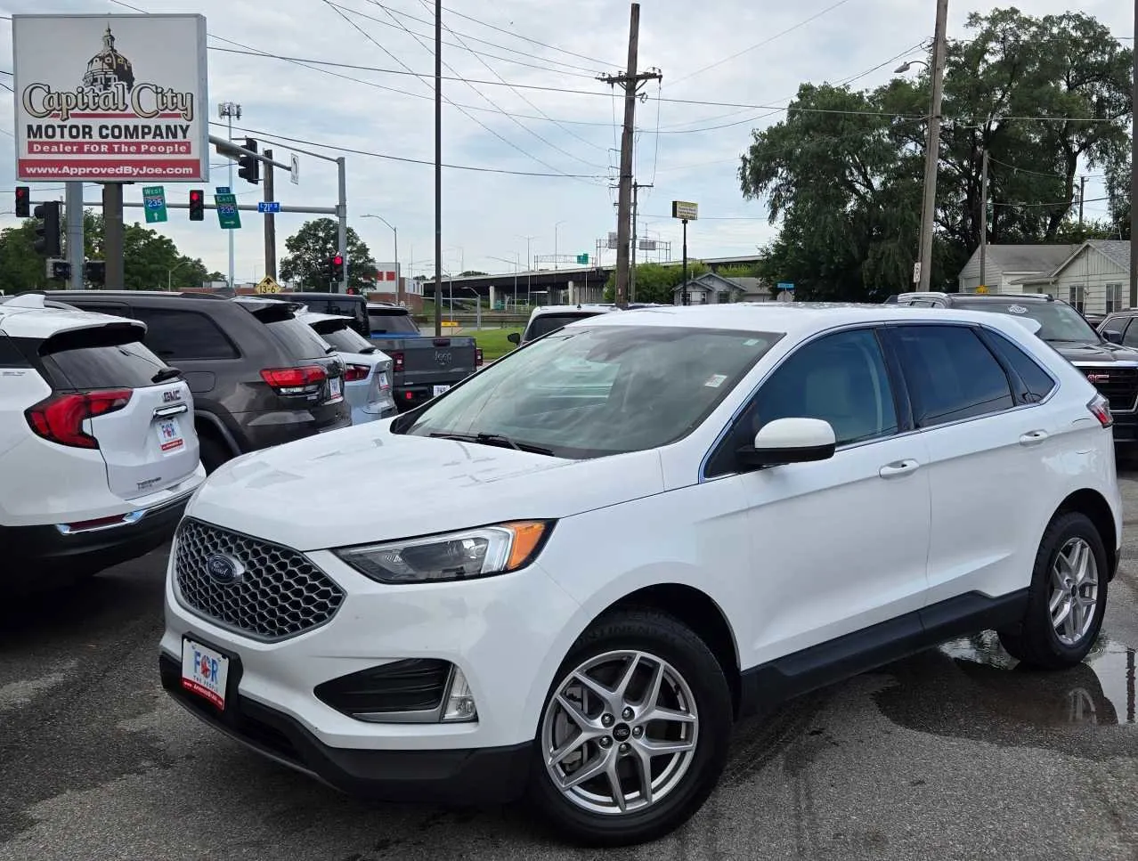 White 2023 Ford Edge SEL for sale in Des Moines, IA