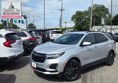 Silver 2022 Chevrolet Equinox RS for sale in Des Moines, IA