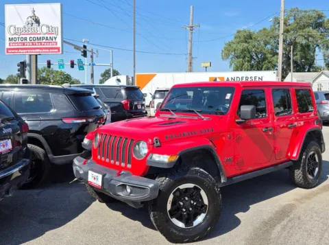 Red 2020 Jeep Wrangler Unlimited Rubicon for sale in Des Moines, IA