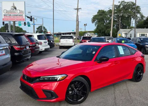 Red 2023 Honda Civic Hatchback Sport for sale in Des Moines, IA