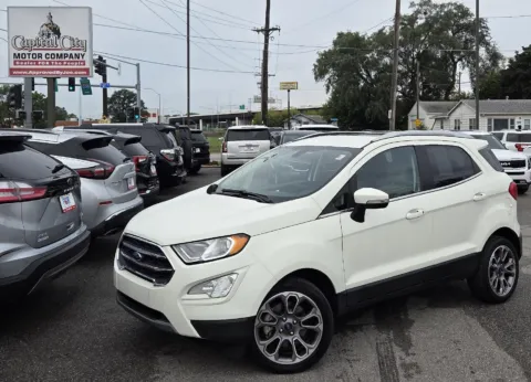 Blue 2021 Ford EcoSport Titanium for sale in Des Moines, IA