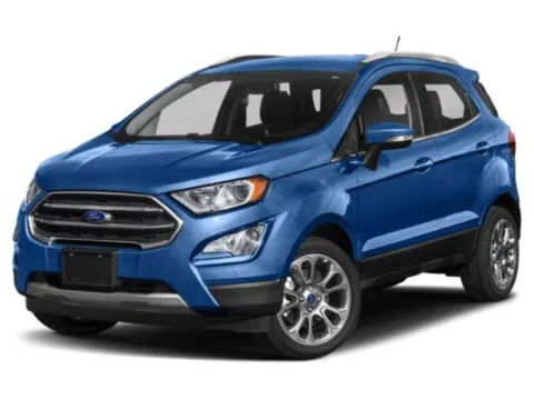 White 2021 Ford EcoSport Titanium for sale in Des Moines, IA