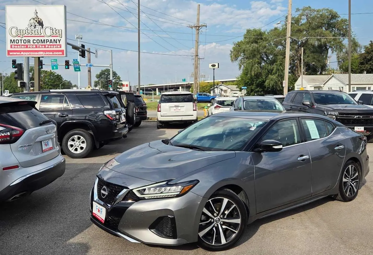 Gray 2023 Nissan Maxima SV for sale in Des Moines, IA