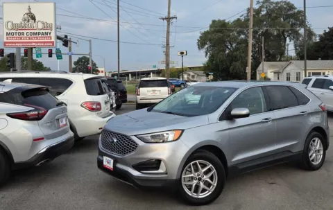 Black 2023 Ford Edge ST-Line for sale in Des Moines, IA