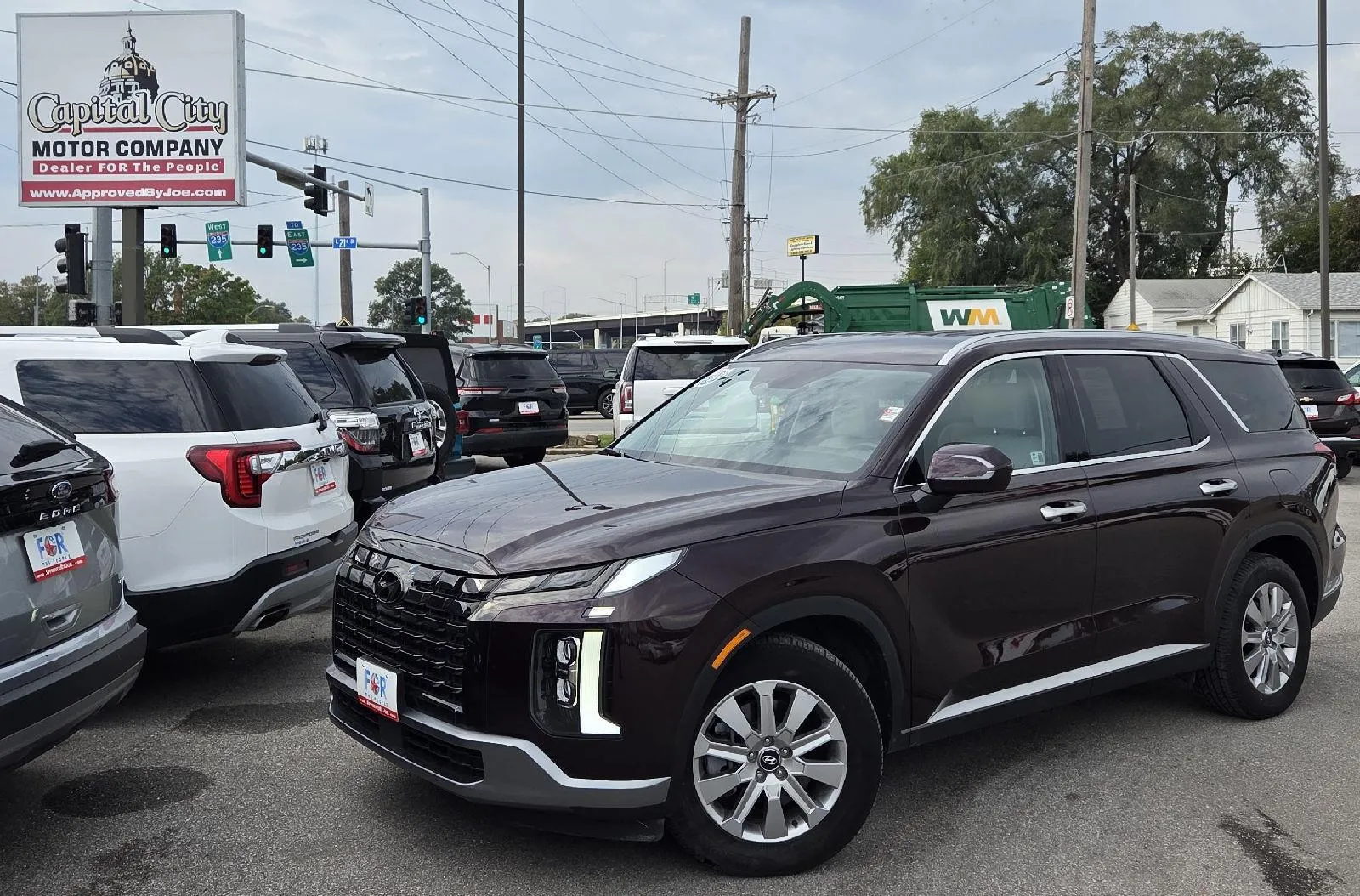 Red 2024 Hyundai Palisade SEL for sale in Des Moines, IA