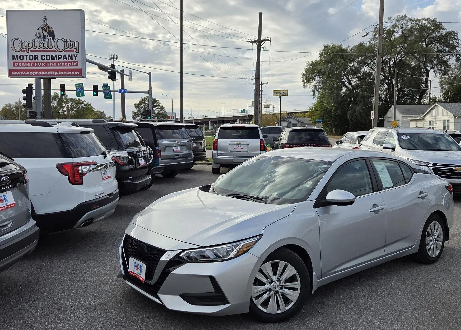 Silver 2020 Nissan Sentra S for sale in Des Moines, IA