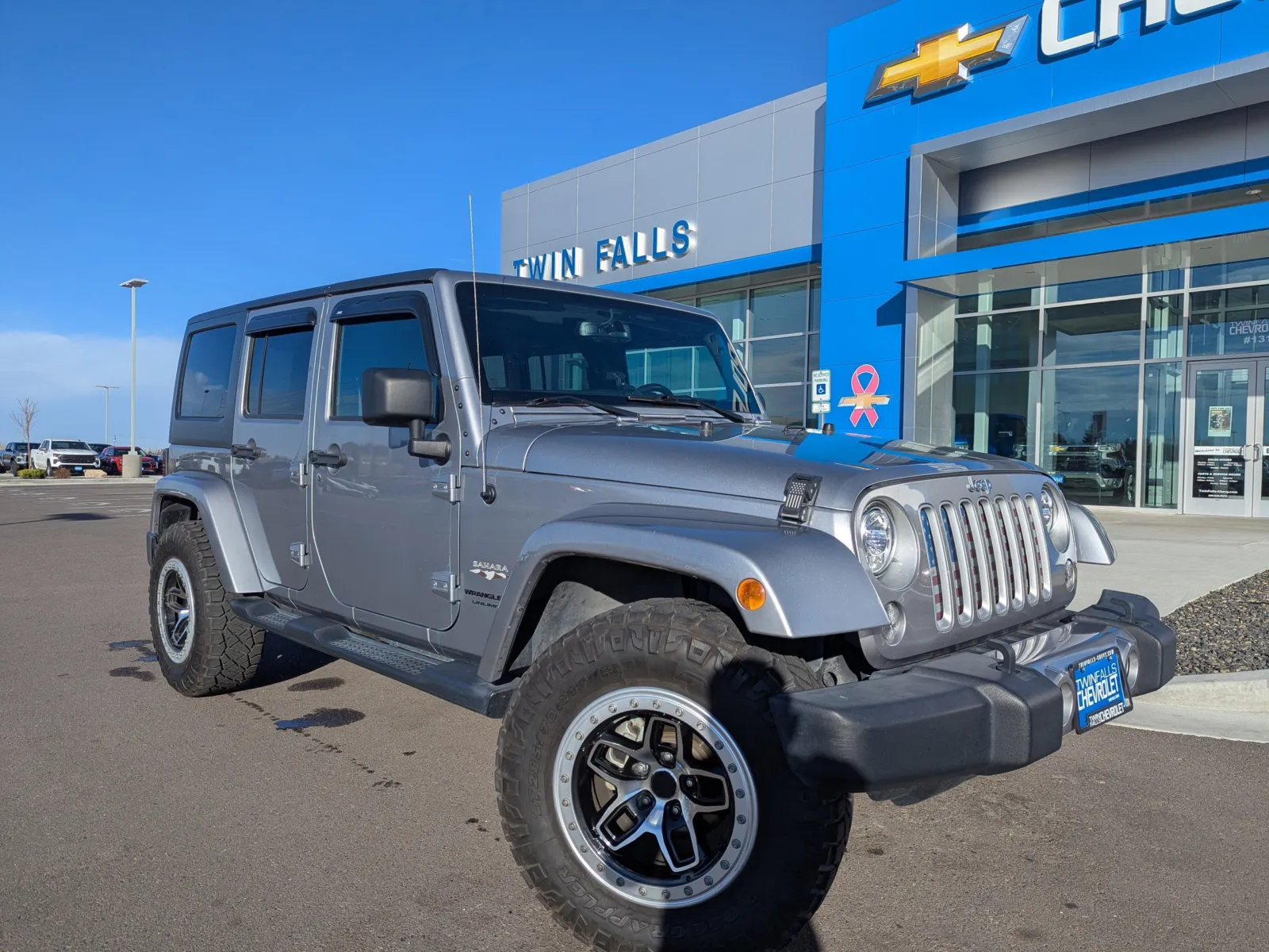 Silver 2018 Jeep Wrangler JK Unlimited Sahara for sale in Twin Falls, ID