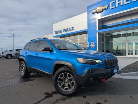Blue 2020 Jeep Cherokee Trailhawk for sale in Twin Falls, ID