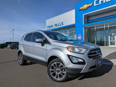 Silver 2020 Ford EcoSport Titanium for sale in Twin Falls, ID
