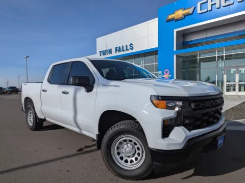 White 2023 Chevrolet Silverado 1500 Work Truck for sale in Twin Falls, ID