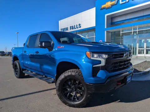 Blue 2022 Chevrolet Silverado 1500 LT Trail Boss for sale in Twin Falls, ID