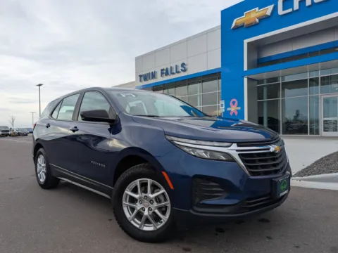 Blue 2022 Chevrolet Equinox LS for sale in Twin Falls, ID