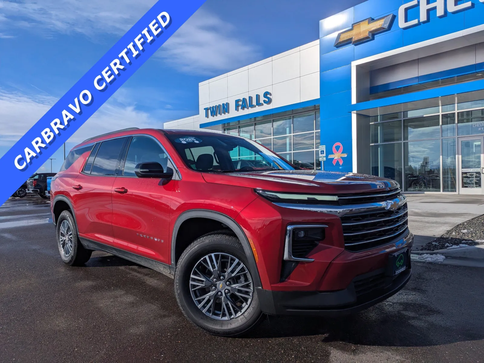 Red 2025 Chevrolet Traverse FWD LT for sale in Twin Falls, ID