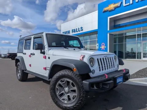 White 2015 Jeep Wrangler Unlimited Rubicon for sale in Twin Falls, ID