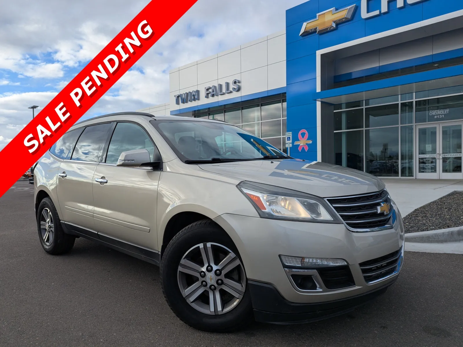 Silver 2016 Chevrolet Traverse LT for sale in Twin Falls, ID