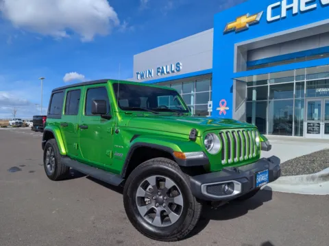 Green 2019 Jeep Wrangler Unlimited Sahara for sale in Twin Falls, ID
