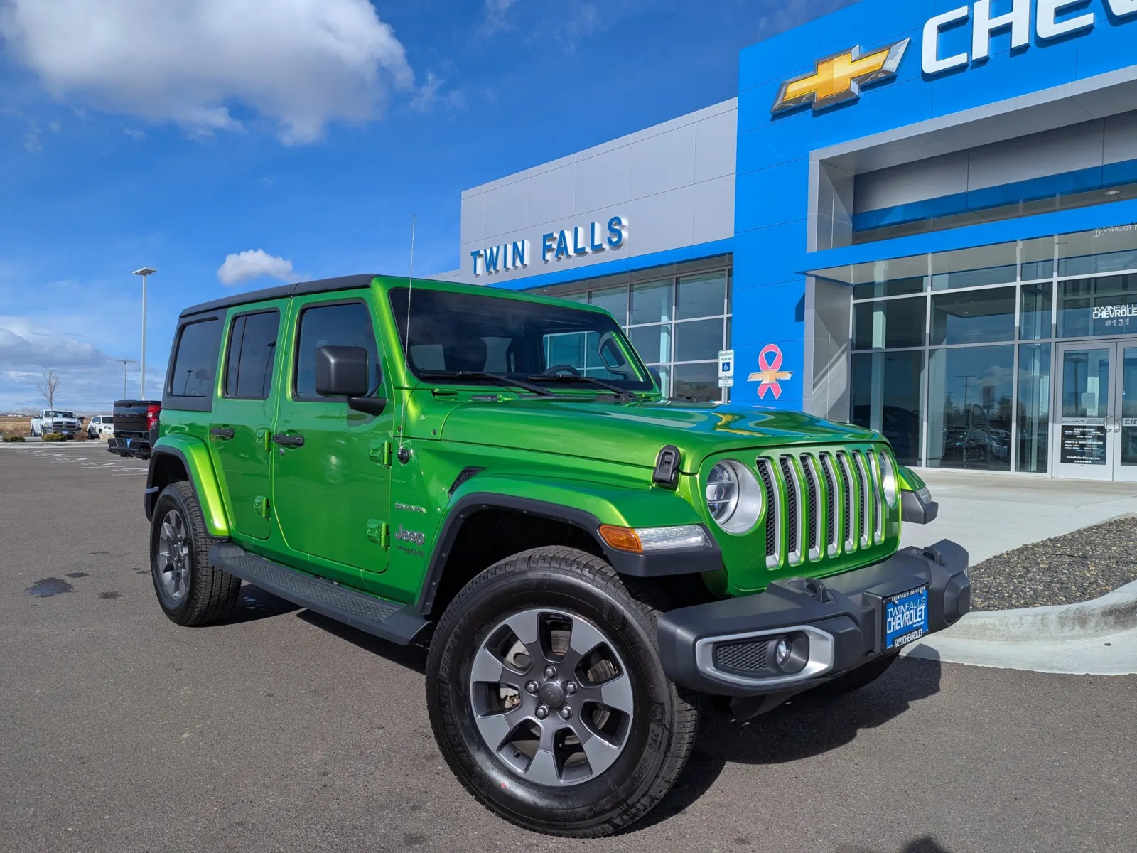 Green 2019 Jeep Wrangler Unlimited Sahara for sale in Twin Falls, ID