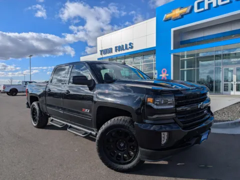 Black 2018 Chevrolet Silverado 1500 LTZ for sale in Twin Falls, ID