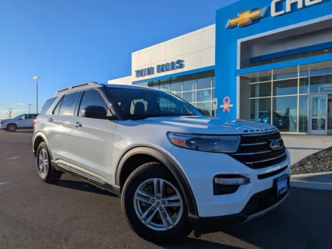 White 2021 Ford Explorer XLT for sale in Twin Falls, ID