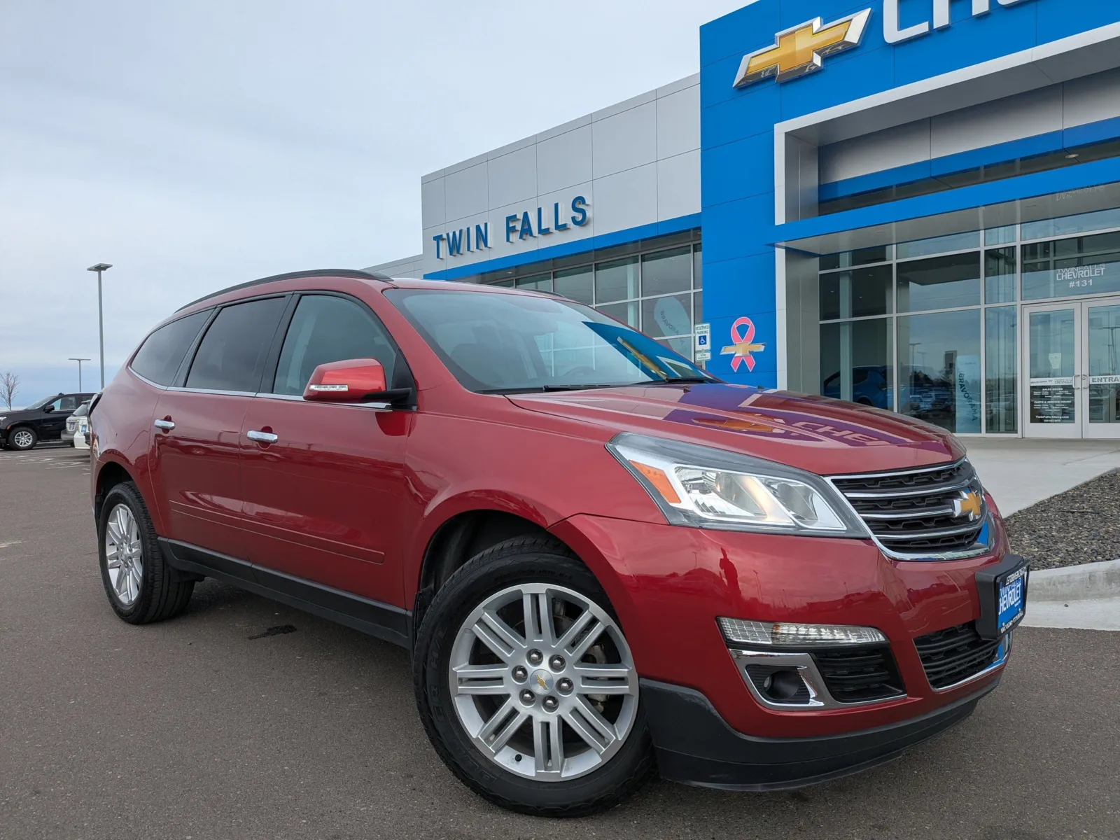 Red 2014 Chevrolet Traverse LT for sale in Twin Falls, ID